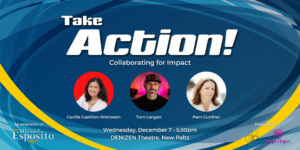 TAKE ACTION - Collaborating For Impact event graphic