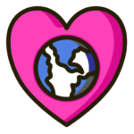 heart with the world inside